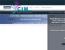 Tablet Screenshot of cim-aliboukhatmi.net